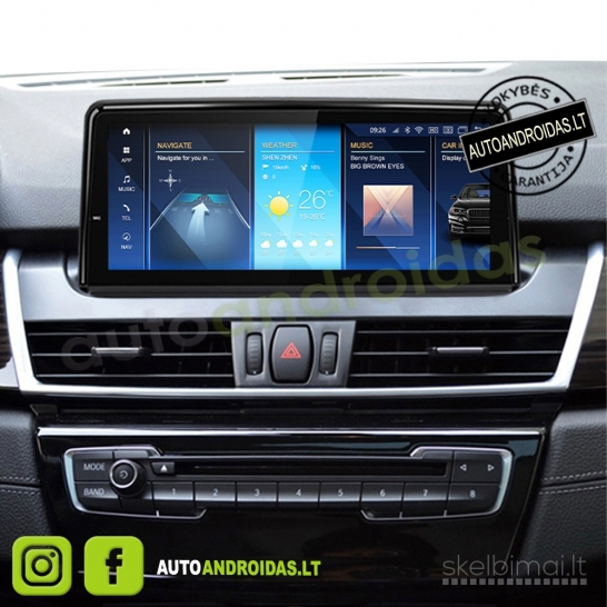 BMW 2 F45 F46 2013-19  Android multimedija navigacija