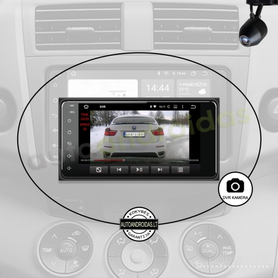 2DIN ANDROID TOYOTA UNIVERSALI Android multimedija navigacija