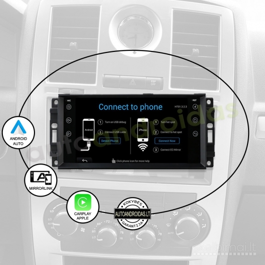 CHEVROLET CHRYSLER JEEP DODGE Android multimedija navigacija