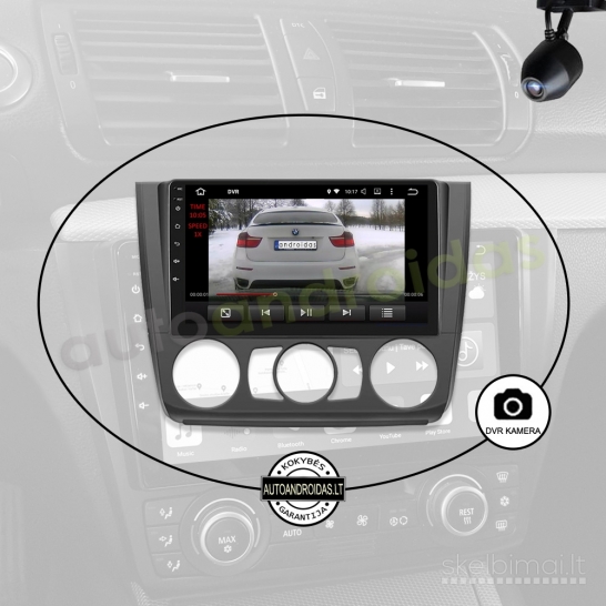 BMW 1 E81 E82 E87 E88 2004-12 Android multimedija navigacija automagnetola