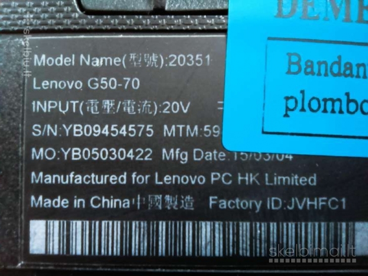 Lenovo G50