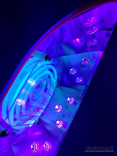 UV-LED 48W nagu gelinio lakavimo lempa (CCFL+LED)