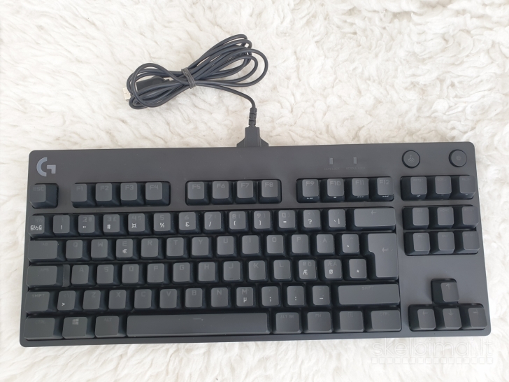Nauja "Logitech G Pro" laidinė mechaninė žaidimų klaviatūra (yra 3 vnt.)
