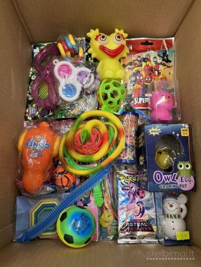 Mix žaislų dėžių išpardavimas