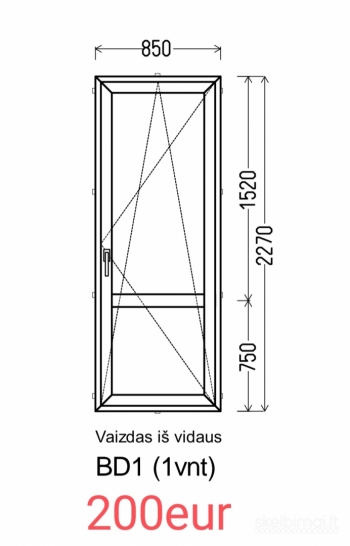 Nauji plastikiniai langai ir jų priedai