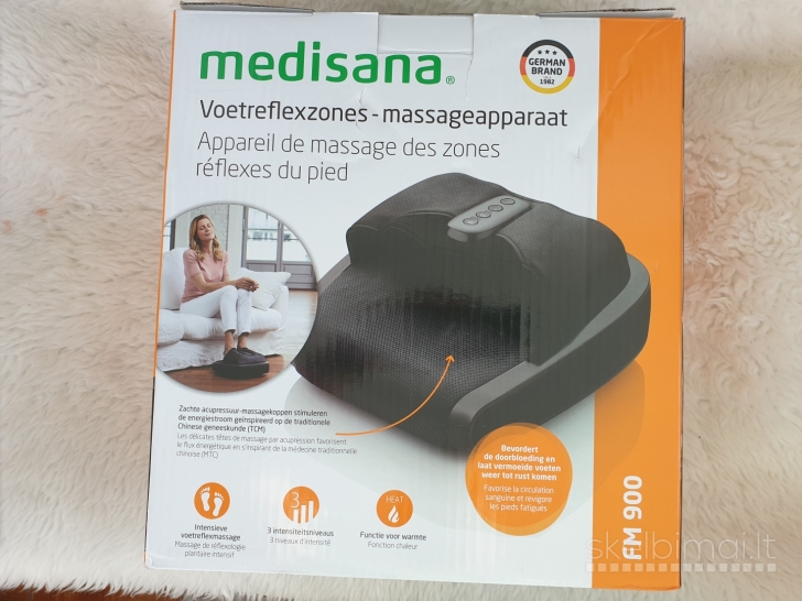 Naujas vokiškas pėdų masažuoklis "Medisana FM 900", įkvėptas TCM
