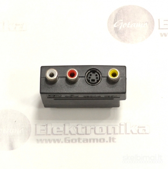 3 RCA lizdai ir S-Video lizdas į Scart jungtis WWW.GOTAMO.LT