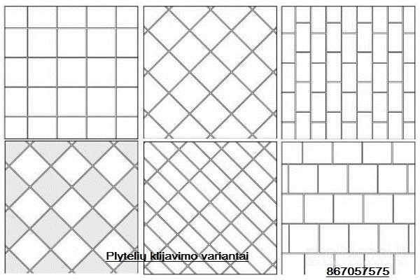 Kvalifikuotas plytelių klijavimas. Klaipėda