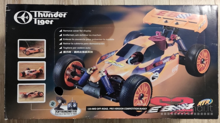 Parduodu RC automolibį Thunder Tiger S2 EB4