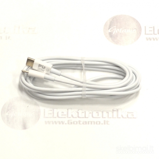 Apple Lightning į Type-C laidas 2 metri 20W XO WWW.GOTAMO.LT