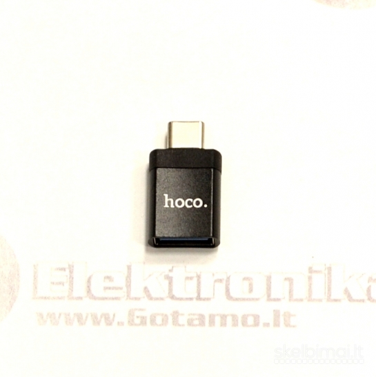 Type-C į USB 3.0 lizdą jungtis OTG Hoco WWW.GOTAMO.LT