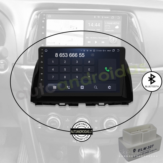 MAZDA CX5 2012-17 Android multimedija navigacija automagnetola ekranas