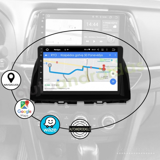 MAZDA CX5 2012-17 Android multimedija navigacija automagnetola ekranas