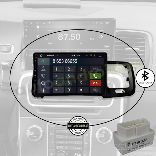 VOLVO S60 V60 2008-18 Android multimedija navigacija automagnetola ekranas