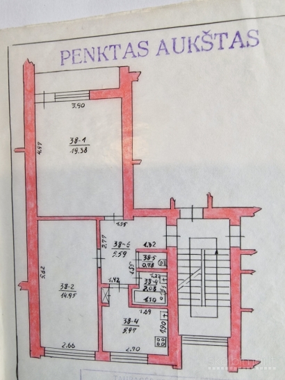 PARDUODAMAS 2 KAMBARIŲ BUTAS RASEINIUOSE