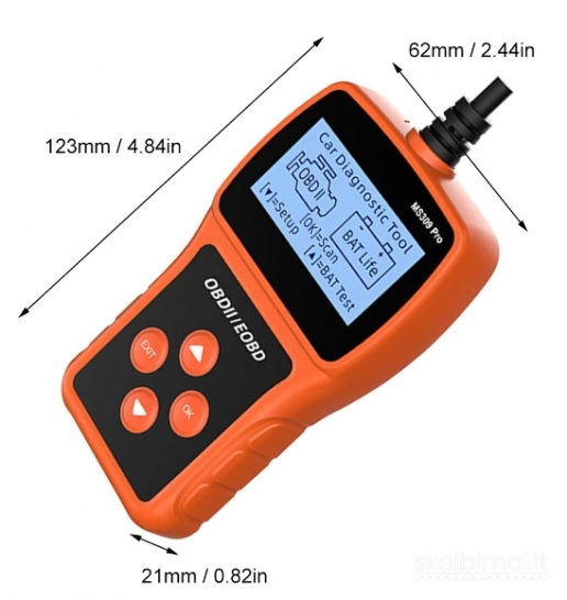 Automobilių diagnostika MS309PRO OBD2 