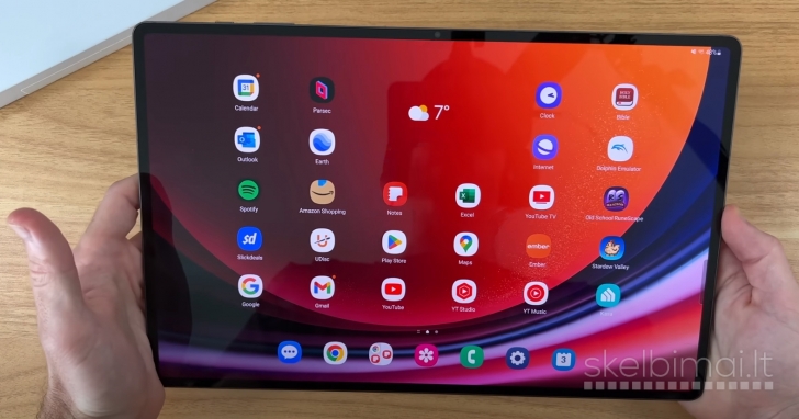 NAUJAS GALAXY TAB S9+KOPIJA+11.0"COLIŲ+512GB+SNAPDRAGON+5G+GPS+WIFI 7