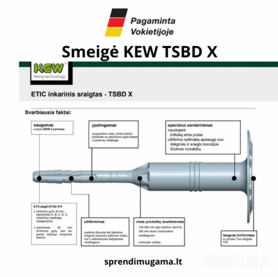 Smeigės polistirolui | Universalios | Gera Kaina