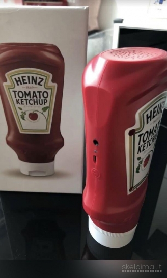 Nauja Heinz kečupo formos garso kolonėlė