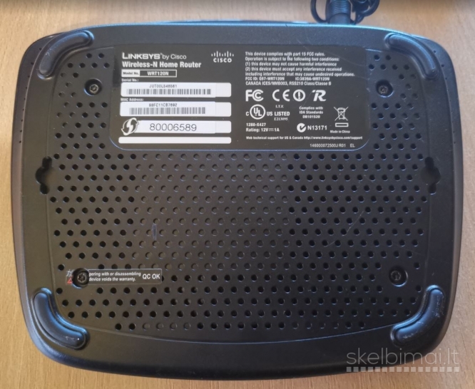 Maršrutizatorius Cisco Linksys WRT120N