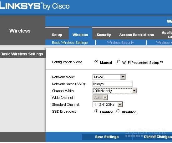 Maršrutizatorius Cisco Linksys WRT120N