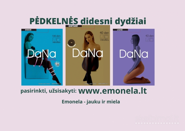 Pėdkelnės 100 den dydis10+, kaina 6 €/dėž