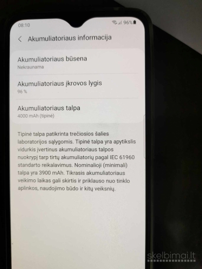 Samsung Galaxy A50 Duos komplektas