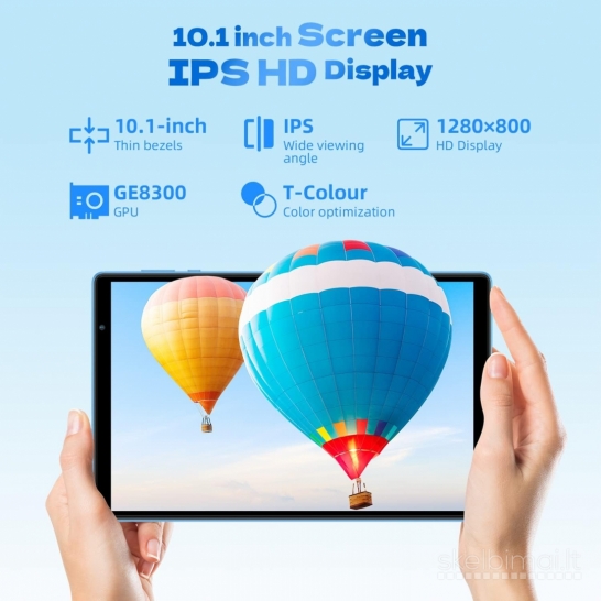 Naujas Teclast Android12 planšetinis kompiuteris 10" 4/64GB