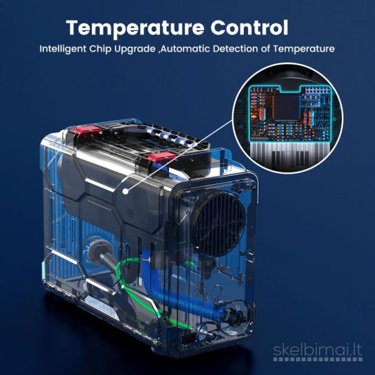 Naujas Nešiojamas rankinis dyzelinis šildytuvas 12V 5KW