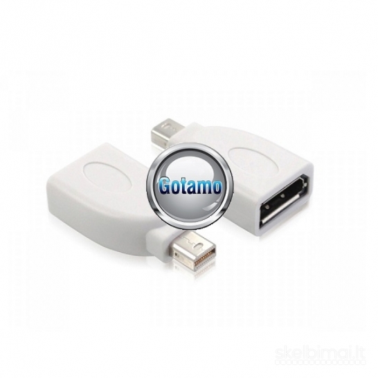 DisplayPort lizdas į Mini DisplayPort jungtis WWW.GOTAMO.LT