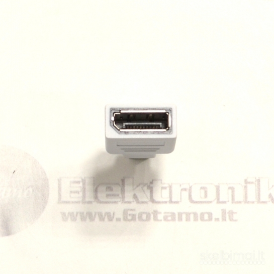 DisplayPort lizdas į Mini DisplayPort jungtis WWW.GOTAMO.LT