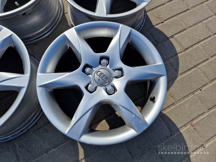 r16 Originalus AUDI lieti ratlankiai 5x112 skyliu