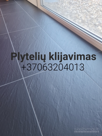 Plytelių klijavimas Vilniuje