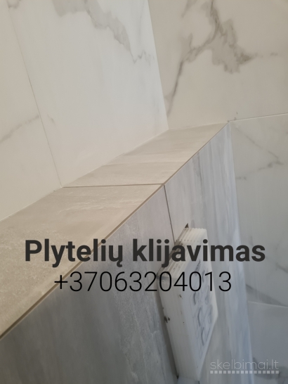 Plytelių klijavimas Vilniuje