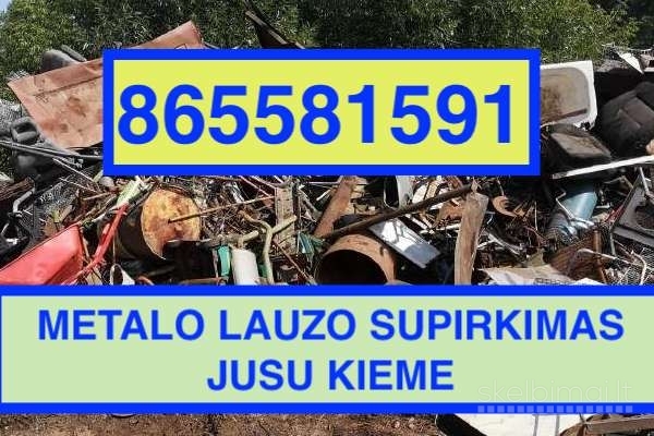 METALO SUPIRKIMAS PJAUSTYMAS