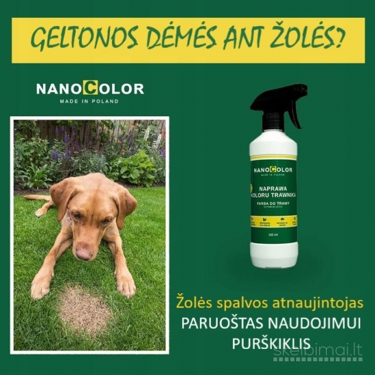 Nanocolor dažai koncentratas žolei, žolės atnaujintojas