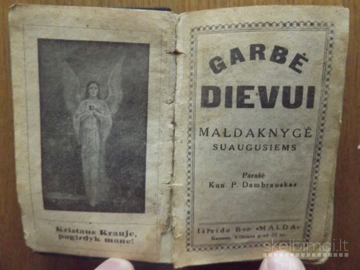 Maldaknygė "Garbė dievui" 1935