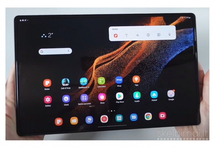 ULTRA TAB PC 11"COLIŲ AMOLED+256GB/16GB RAM+10 BRANDUOLIŲ+2SIM+WIFI7