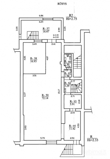 Parduodamos  išskirtinės 426,53 m² prekybinės patalpos