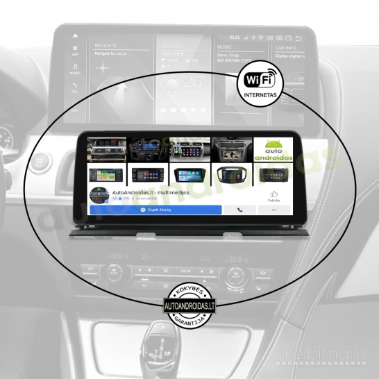 BMW 6 F06 F12 2011-18 Android multimedija navigacija