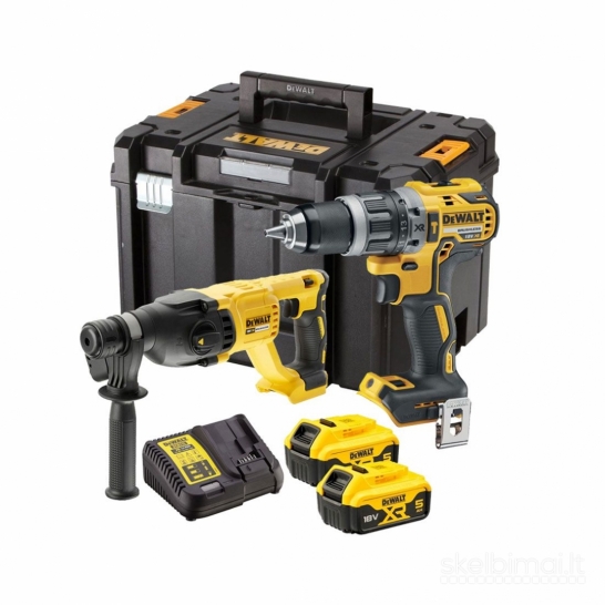 Naujas Dewalt suktuko ir perforatoriaus komplektas DeWalt DCK2072P2T