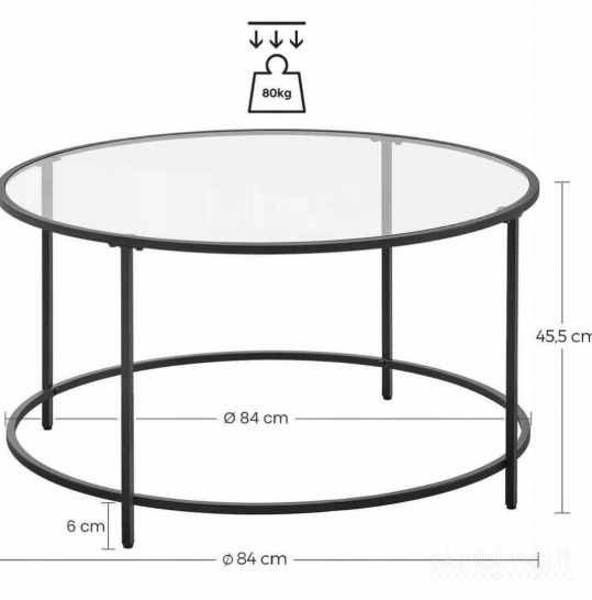 Naujas Kavos Staliukas Songmics 84cm