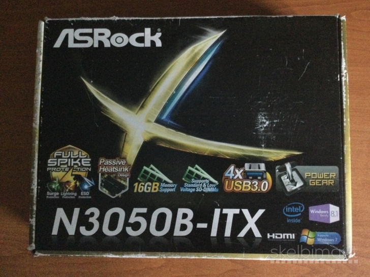 ASROCK N3050B-ITX PLOKSTE+CELERON N3050+4GB RAM