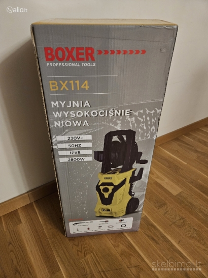 Aukšto slėgio plovykla 2800 W Boxer Bx 114 - Super kaina