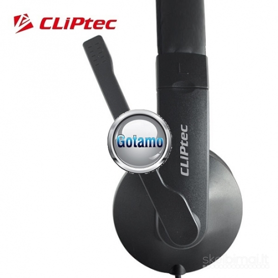 Ausinės Cliptec su išoriniu mikrofonu WWW.GOTAMO.LT