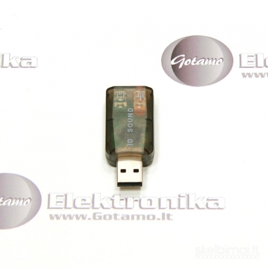 Garso korta adapteris su USB 2.0 jungtimi WWW.GOTAMO.LT