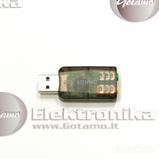 Garso korta adapteris su USB 2.0 jungtimi WWW.GOTAMO.LT