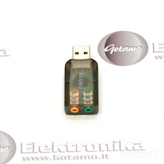 Garso korta adapteris su USB 2.0 jungtimi WWW.GOTAMO.LT