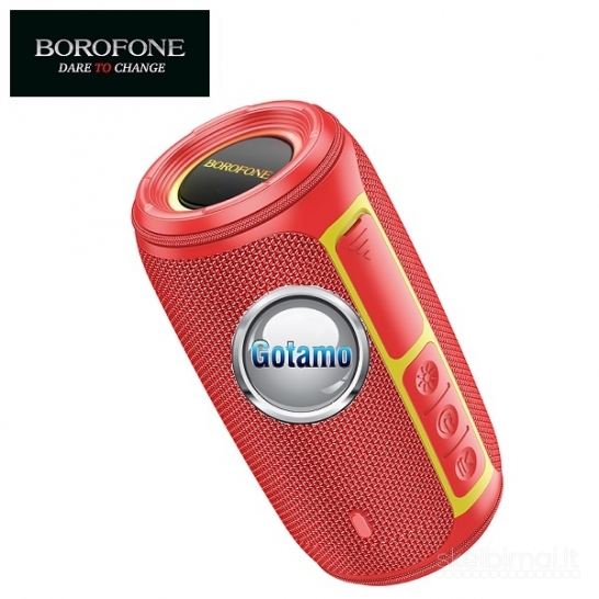 Bluetooth garsiakalbiai kolonėlės Borofone Colorful WWW.GOTAMO.LT