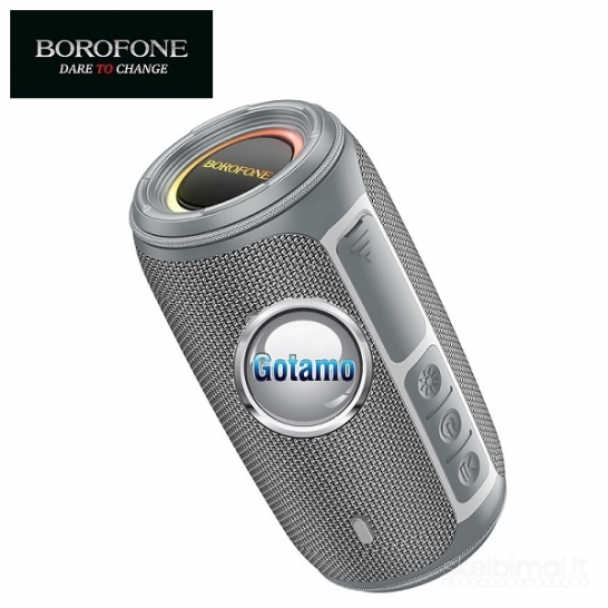 Bluetooth garsiakalbiai kolonėlės Borofone Colorful WWW.GOTAMO.LT